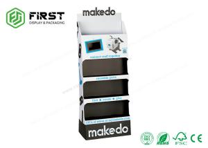 China Foldable POP Carton Stand Supermarket Custom Retail Cardboard Floor Display factory