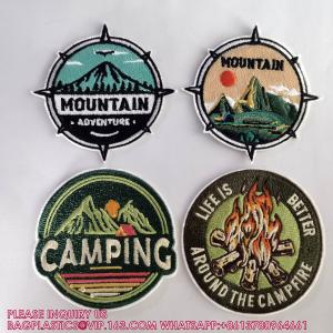 China Sew Iron On 100% Embroidered Fabric Cloth Patch Iron On Patch 3D Custom Embroidery Patches For Clothing factory