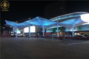 China Outsize Tensile Membrane Canopy Customized Size Awning On Shopping Mall factory