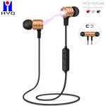 Neckband Wireless Stereo Earphone With Magnetic Bluetooth Headset Sports In -