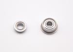 FR166ZZ Flanged Ball Bearing High Precision ABEC5 / ABEC3 Chromes Steel