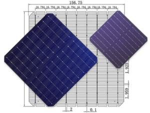 China HIT Batteries BB Photovoltaic Machine Hjt Solar Module Cell 156.75x156.75 Mm factory