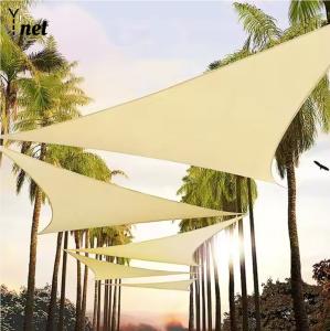 China 4x5m 2.5x3m HDPE Sun Shade Sail Triangle Waterproof Sun Shades For Patio factory