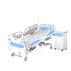 China 5 Function Adjustable Electric ICU Hospital Bed Medical Bed Intensive Care Bed factory