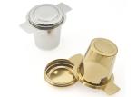 Hygienic 304 Stainless Steel Mesh Tea Infuser With Lid And Handles