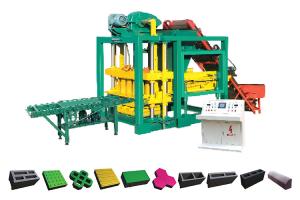 China PLC Control QTJ4-25 500pcs/H Hydraulic Block Making Machine factory