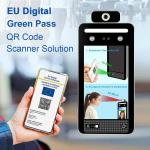 0.5M AI Face Recognition Temperature Device 8 Inch IPS Touch Screen