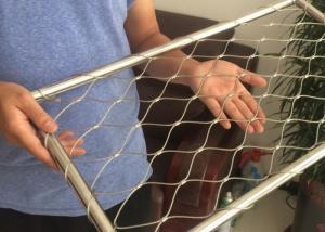 China 304/316 7*7 Zoo Wire Mesh Fence Green Wall Mesh Safety Net factory