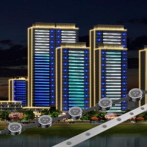 China Outdoor 24 Epistar SMD 5050 Rgbw RGB Led Point Light for Facade Track Lighting factory