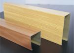 commercial U - aluminum Profile Screen Ceiling / Ceiling Ties Drop Ceiling for
