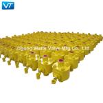 Soft Sealing F316 Ball Valve Forged Steel RPTFE Seat Anti Static