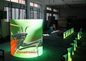 China High Definition Custom Aluminum Flexible Led Screen P6 LED Display factory