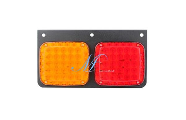 5006 Square combination 82 LEDs with iron plate trailer led light truck auto