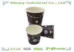 Insulated 12 Oz Small Paper Cups Disposable Paper Coffee Cups For Cafe Shop