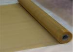 0.05mm-0.6mm Yellow Copper Wire Mesh For Filter Sift Film Oil Waste Dust