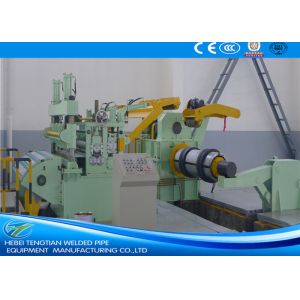 PLC Control Galvanized Steel Slitting Machine 80m/min Max Speed