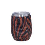 Exquisite 360ml Rhinestone Bling Tumbler Egg Shape 12 Oz Insulated Tumbler With