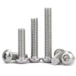 SS304 Stainless Steel Hex Socket Button Head Screws ISO3506-1 Metric A2-70