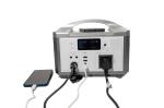 IP65 Portable Power Supply LifePO4 600WH Battery Output Power Up To 1200W Solar