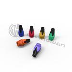 7.5A XLR Connector Electrical Black Audio 4 Pin Connector Male Plug