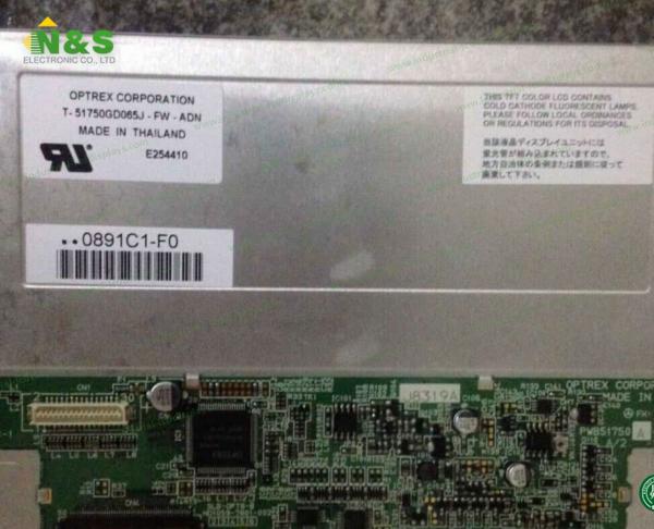 Surface Antiglare (Haze 9%) Active Area 132.48×99.36 mm OPTREX T-51750GD065J-LW