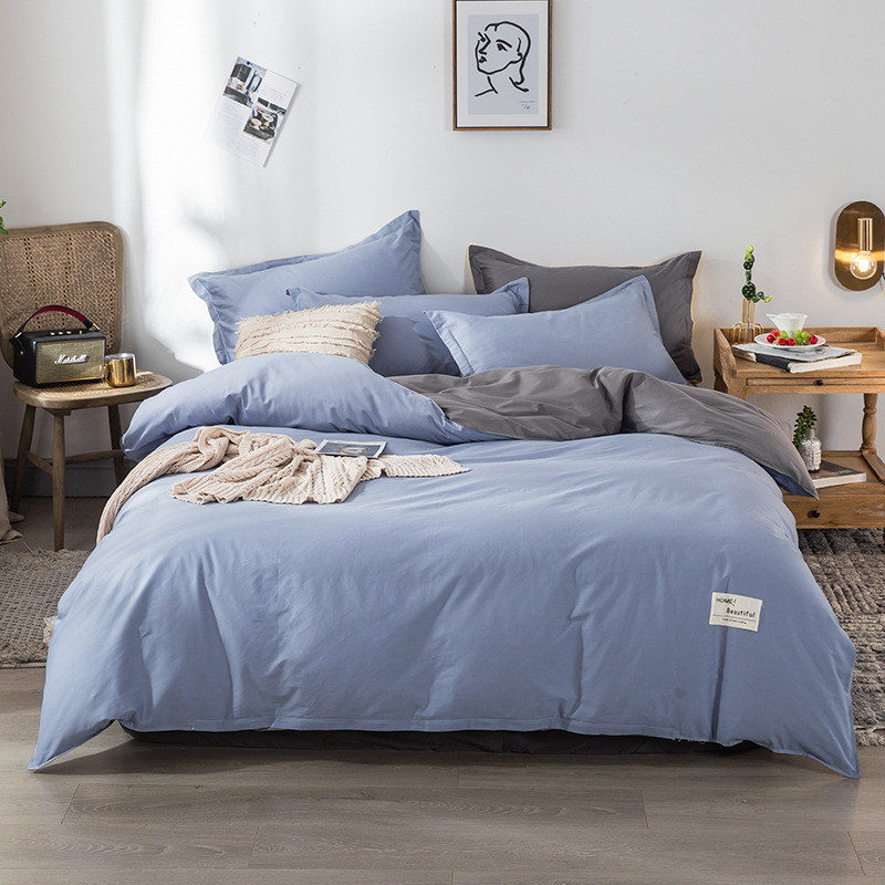 Thread Count 100% Cotton Bedset Bedding Duvet Quilt Bedding Set Covers Bedsheets 233TC