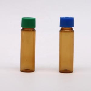 China 10ML Brown PET Oral Liquid and Medicine Vials with Safety Caps Food-Grade factory