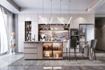 American Style High Gloss Cabinet For Home Furniture Wardrobes And Storage