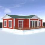 High Fire Resistance Lightweight Steel Structure Villa With Excellent Heat