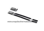 Automatic Reset Thermal Bimetal Switch Small Size Temperature Cutoff 17AM-K+PTC