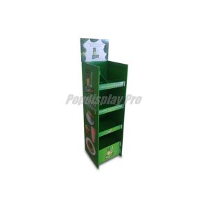 Custom Cardboard Floor Displays , Eco Friendly Cardboard Display Shelves