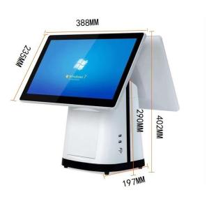 China POS Terminal 880P Cash Register with 15.6'' Main Display and LED/VFD Customer Display factory