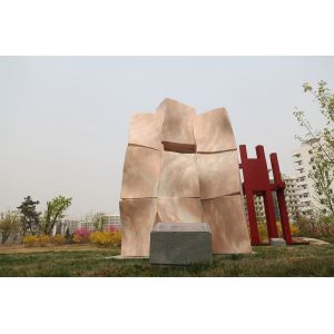 China Landscape sculpture with Natural stone for city on sale