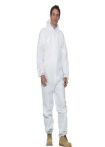 China Disposable Non Woven Coverall S - 7XL With Elastic Hood / Wrist / Waist / Ankle factory