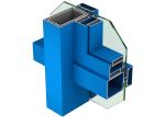 Oxidation Resistance Industrial Aluminium Extrusion Sections , Curtain Wall