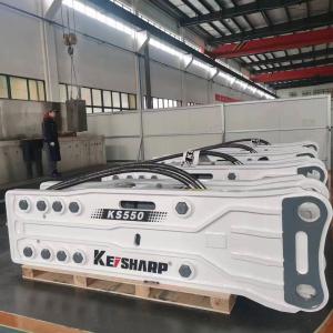China KS550 Top Type Rock Hydraulic Breaker Machine 200mm Chisel Diameter factory