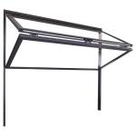 Customizable Horizontal Opening Aluminium Kitchen Glass Windows For High End
