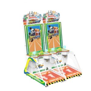 Amusement Sports Game Machine / Coin Pusher Video Game Treadmill