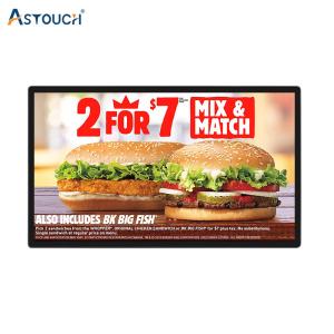 China 98 Inch Wall Mounted Indoor Advertising Player With CMS IR Touch factory