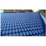 2.7kgs/sheet Stone Coated Metal Roof Tiles Weather Resistant Galvanized Roofing