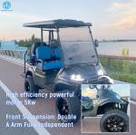4 Seater Golf Cart Key Less 60V 5KW PMSM System Electric Golf Buggy Scooter