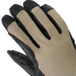 Tight Fitting Tactical Fast Rope Gloves Goatskin Palm Spandex Back