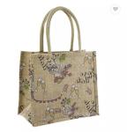 Waterproof Eco Reusable Jute Ladies Handbags Custom Pattern