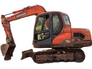 China 8 Ton DX80 Used Doosan Excavator Second Hand Diggers Reverse Bucket on sale