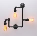 Decoration Ironwall Light Edison Bulb For Coffee Shop Easy Installation