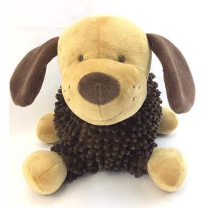 China OAINI 2023 OEM ODM Top-rated Quality Top-selling Stuffed Animal Chenille and PP Cotton Fillings Cute Brown Dog Toy factory