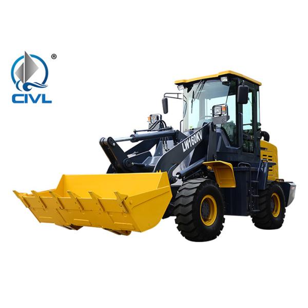 Compact Wheel Loader Model LW160KV Rated Bucket Capacity 0.75m3 Loading 1.4t-1