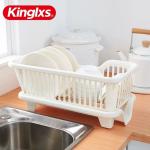 Cupboard Dish Kitchen Storage Racks Plastic Basket Organizer Holders