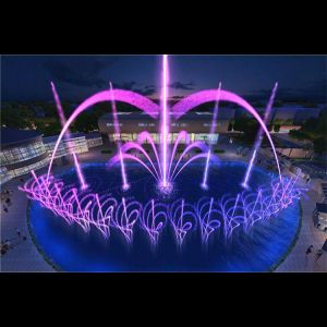 DMX512 Lamp Software Dancing Musical Fountain Garden