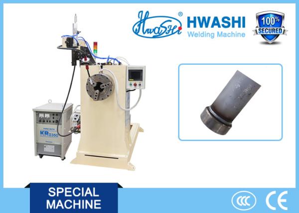 Hwashi CNC MIG Welding Machine , TIG Seam Welding Machine For Round Tube / Air
